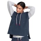 Johnny Was Calme Mix Nylon Hooded Pullover NWT size small color OTS blue