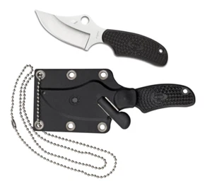 Cuchillo Spyderco Ark H1 Blac FRN G-10 mango hoja de borde liso FB35PBK - Imagen 1 de 1