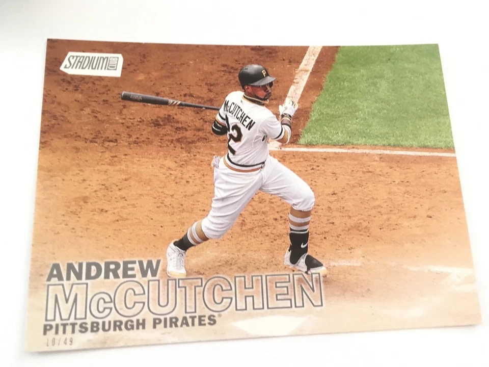 2016 Topps Stadium Club Jumbo 5x7 Andrew McCutchen Pirates 113 #’d 10/49 - Image 1 of 1