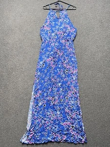 Minkpink Lilac Fields Maxi Dress Women’s Size Large In Blue NWT RRP$89.95 - Picture 1 of 19