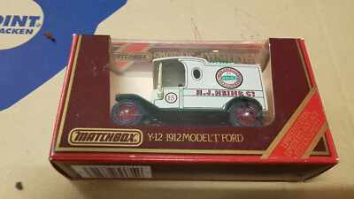 MM - Matchbox Models of Yesteryear Y-12 Ford Model T weiss "J.Heinz" OVP - Bild 1 von 2