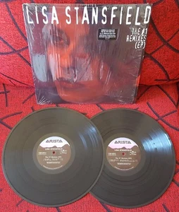 LISA STANSFIELD **The #1 Remixes (EP)** 1998 USA 2 x 12" SINGLE LP w/ STICKER! - Picture 1 of 1