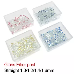 Pali filettati dritti in fibra di quarzo endo dentale 1,0 1,2 1,4 1,6 1,8 mm - Foto 1 di 44