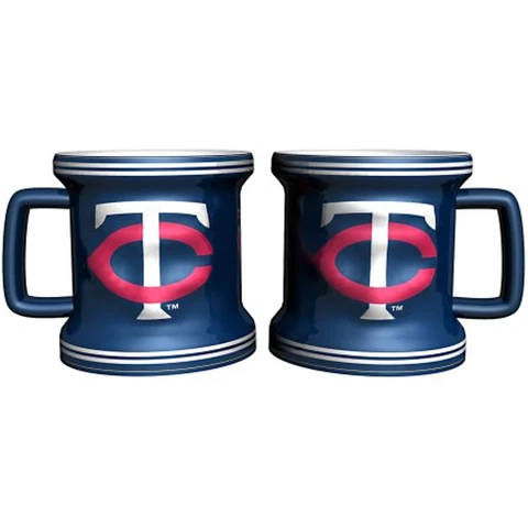 Boelter Brands MLB Minnesota Twins Sculpted Mini Mug (2-Pack) Cover