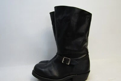 Cody James Mens Size 13 D Black Leather Buckle Cowboy Motorcycle Boots - Image 1 of 4