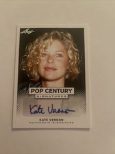 2013 LEAF POP CENTURY SIGNATURES KATE VERNON BA-KV1 AUTOGRAPH CARD GALACTICA
