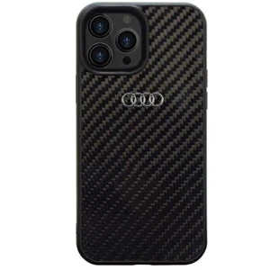 Audi iPhone 14 Pro Max Hülle Case Cover R8 Serie Real Carbon Black - Bild 1 von 3