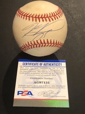 MIKE PIAZZA Signed Autograph Auto RONLB Baseball Ball LA Dodgers NY Mets PSA/DNA - Image 1 of 3