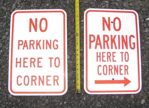 12 Zoll x 18 Zoll 2 KEIN PARKEN American Highway Road Warnschilder (A) - Bild 1 von 9