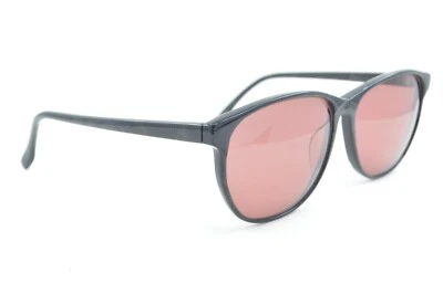 New Authentic Alain Delon 2941 6 80s Vintage Red Lens Black Plastic Sunglasses Foto 1 de 4