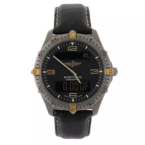 Breitling Aerospace F56062 Titanium 40mm 18k Gold Digital Men's Watch Full Set - Picture 1 of 9
