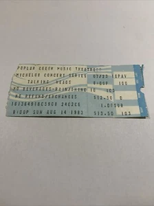 Talking Heads Konzertkarte Stub 14.08.1983 Poplar Creek Chicago Illinois - Bild 1 von 2