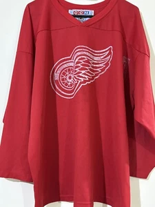 Detroit Red Wings CCM FEDOROV 91 Red Ice Hockey Jersey Made In Canada CL1 - Picture 1 of 5