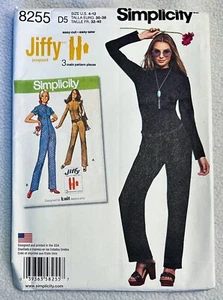 Simplicity 8255 Misses Jiffy Strick Overall Einteiler Anzug Gr. 4-12 Muster UNGESCHNITTEN - Bild 1 von 3