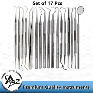 Dental Tools Set Dentist Teeth Kit Oral Clean Probe Stainless Steel Picks GERMAN - Picture 1 of 4