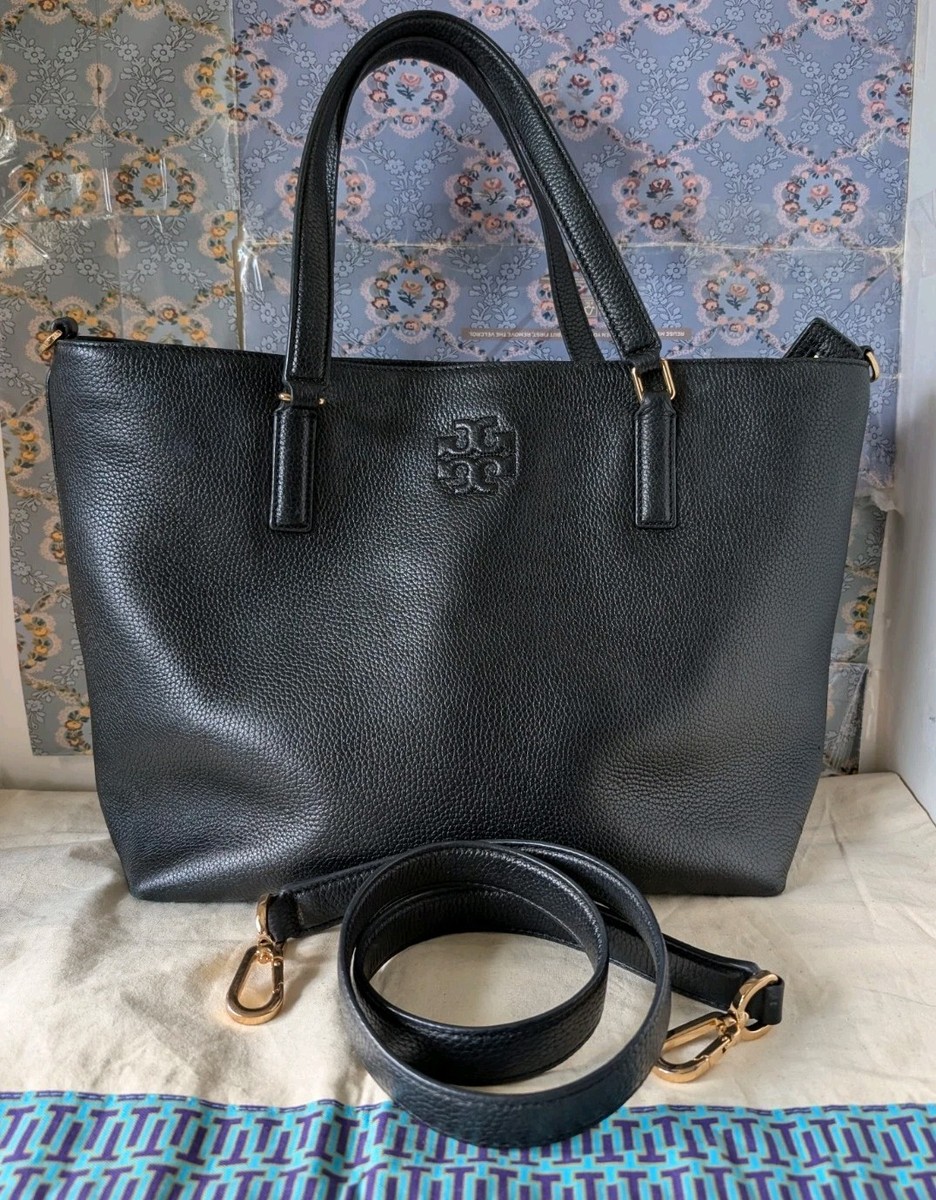 Tory Burch Thea Leather Exterior Tote Bags & Handbags for