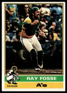 1976 Topps #554 Ray Fosse Oakland Athletics Baseball Card - Picture 1 of 2
