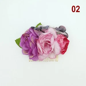 Japanese Ceremony Kimono Wedding Flower Hair Clips - Picture 1 of 1