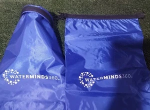 2 wasserdichte Trockentaschen für Kanu Schwimmen Bootfahren Kajak Camping blau - Bild 1 von 5