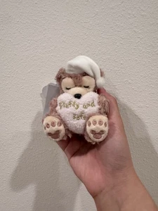 New Tokyo Disney Sea Duffy Sweet Dreams Fluffy & Soft Shellie May Bear Keychain - Picture 1 of 2