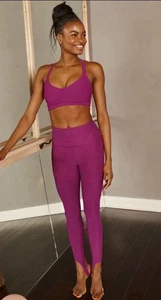 Beyond Yoga Estribo Púrpura Yoga Cintura Alta Leggings Mujer Pequeños - Imagen 1 de 7