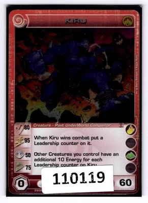 (110119) KIRU 80/95/50/75/60 (3 Max Stats) Rare Foil ALLIANCE Chaotic Card - Image 1 of 4