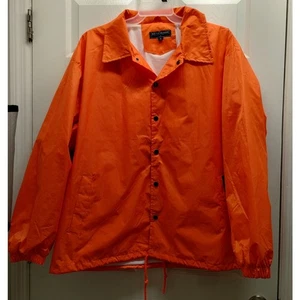 Renegade Outerwear Sportswear Herren Gr. XL orange Knopfleiste Windbreaker Jacke - Bild 1 von 10