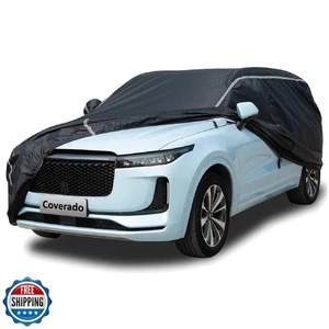 Cubierta de coche impermeable para todo tipo de clima SUV - Coverado negro cubierta de coche granizo protecti - Imagen 1 de 5