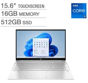 HP PAVILION TOUCH LAPTOP INTEL CORE i7-1355U 15,6" FHD 16 GB 512 GB unità di memoria a stato solido - HP02 - Foto 1 di 10