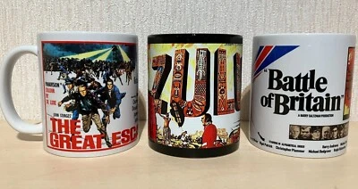 CULT WAR FILM mugs 22 design Custom NEW great escape dirty dozen ice cold zulu