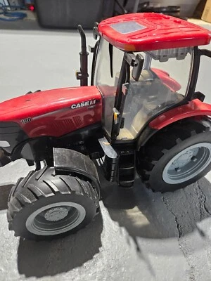 Britain's Ertl CASE IH PUMA 180 Red Farm TRACTOR Toy W Lights & Sounds 12" Long - Image 1 of 4