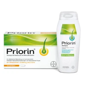 Priorin Neu Kapseln 120 plus Shampoo f kraftloses dünner werdendes Haar ANGEBOT - Bild 1 von 3