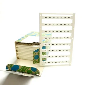 Lot of 10 Phoenix Contact UC-TMF 8 CUS Terminal Block Sheets, Marking: "4A" - Picture 1 of 5