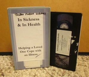 IN SICKNESS & HEALTH family coping w/ long-term illness VHS documentary virus - Picture 1 of 2
