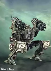 1/35 Scale Unpaint Die Cast Resin Figure Model Assembly Kit Model Armored Robot - Picture 1 of 24