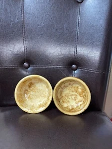 USA 796 Bowl 2pc Set 5" Round Stoneware - Picture 1 of 1