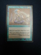 Meditate LP Tempest Rare MTG Magic The Gathering