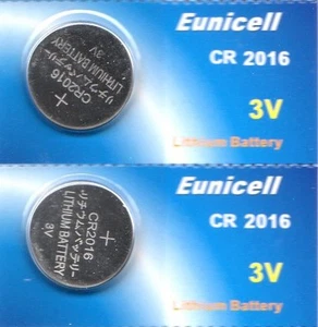 LOT 2 PILES CR-2016 BATTERIE LITHIUM 3V NEUF - Imagen 1 de 1