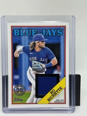 Bo Bichette 2023 Topps Series 1 One Baseball 1988 Relic Card #88R-BBI - Image 1 of 2