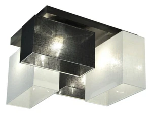 Decken Lampe Leuchte weiß schwarz braun Leuchte Wohn Schlaf Zimmer JLS44SCWED - Bild 1 von 50