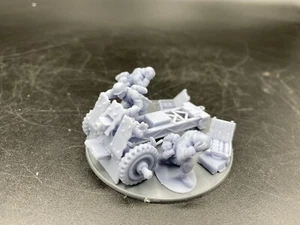 28mm, 3D gedruckt, WW2, German Luftwaffe Light Artillery (#2), Bolt Action. - Bild 1 von 8