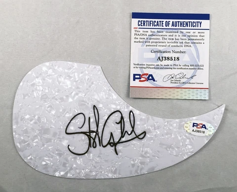 Stewart Copeland Signed Acoustic Pickguard PSA/DNA The Police 1 COA Cover