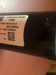 JARD 11952 MOTOR START CAPACITOR - Picture 1 of 2