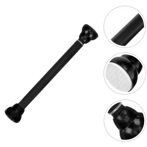 Clothes Rods Shower Curtain Curtains Rail Telescoping Pull Pole No Drill - Picture 1 of 12