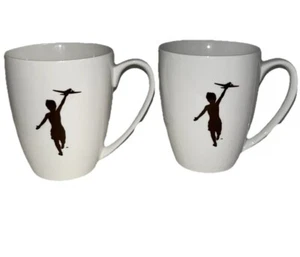 Storyville Coffee Company "Boy Running With Toy Airplane" 2 Mug - Picture 1 of 6