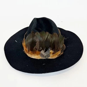 Vintage Bird Feather Hatband Belting Cowboy Hat Headdress Western - Picture 1 of 4