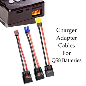 Cables adaptadores de cable de carga RCP EC5/IC5 - QS8, XT60 - QS8, Deans - QS8 - Imagen 1 de 12