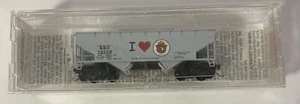 N Scale Micro-Trains MTL 55450 SBX Smokey Bear 2-Bay Open Hopper #72000 - Picture 1 of 5