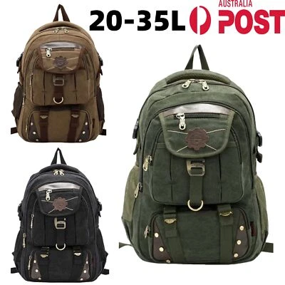 KAUKKO Backpac Rucksack School ShoulderTravel Laptop Bag Wear Resisting Adult AU