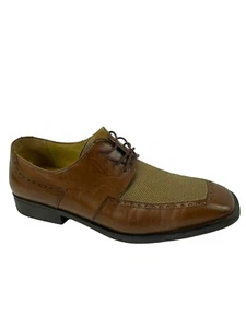 Scarpe eleganti da uomo Mezlan Rico marroni in pelle nabuk stringate derby Oxford taglia 8,5 - Foto 1 di 11